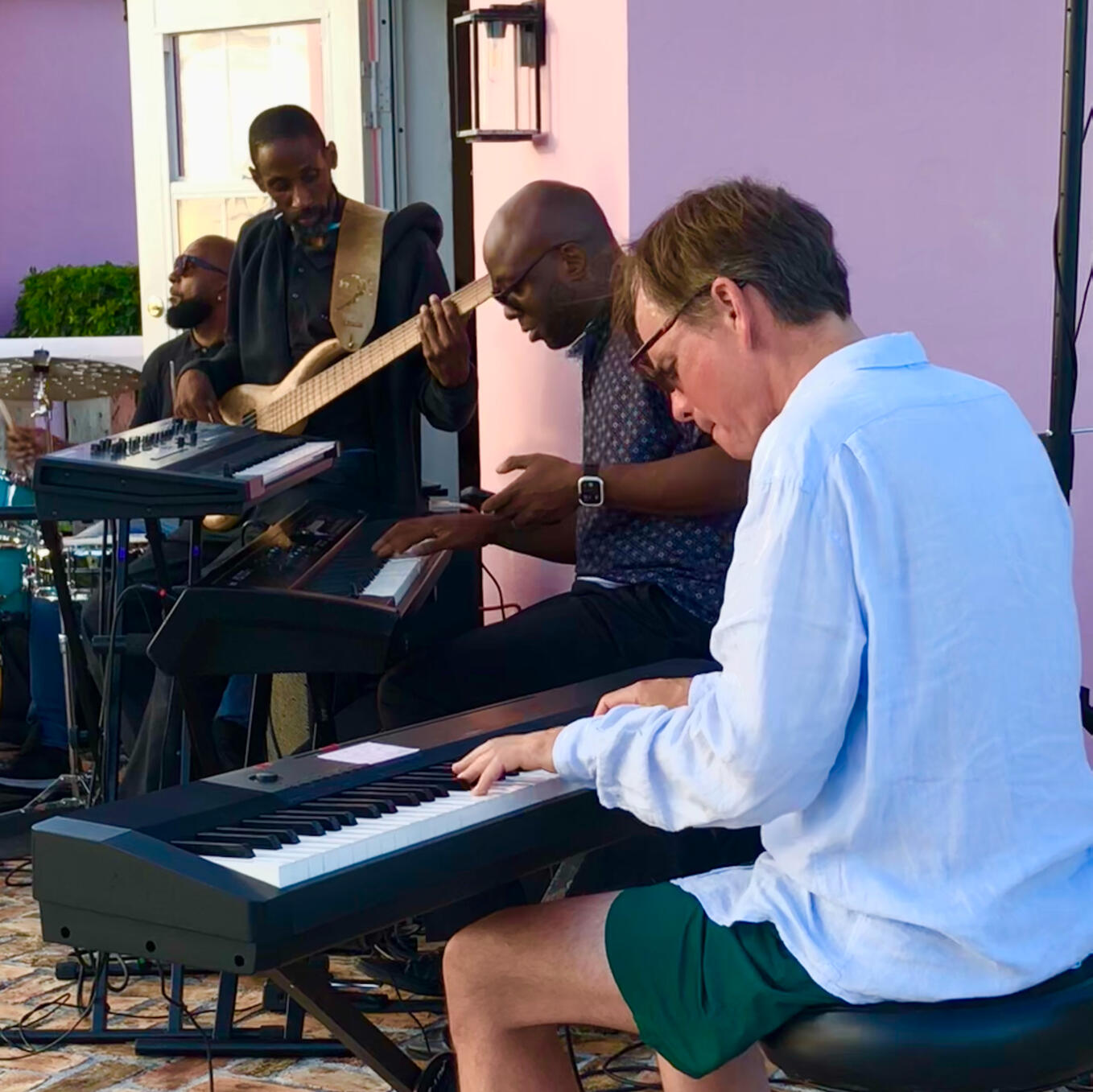 Performing in Bermuda