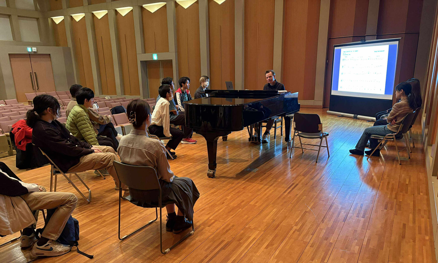 lecture at Elisabeth University of Music in Hiroshima Oct.2025
